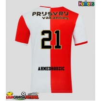 Camisa de Futebol Feyenoord Anel Ahmedhodzic #21 Equipamento Principal 2025-26 Manga Curta